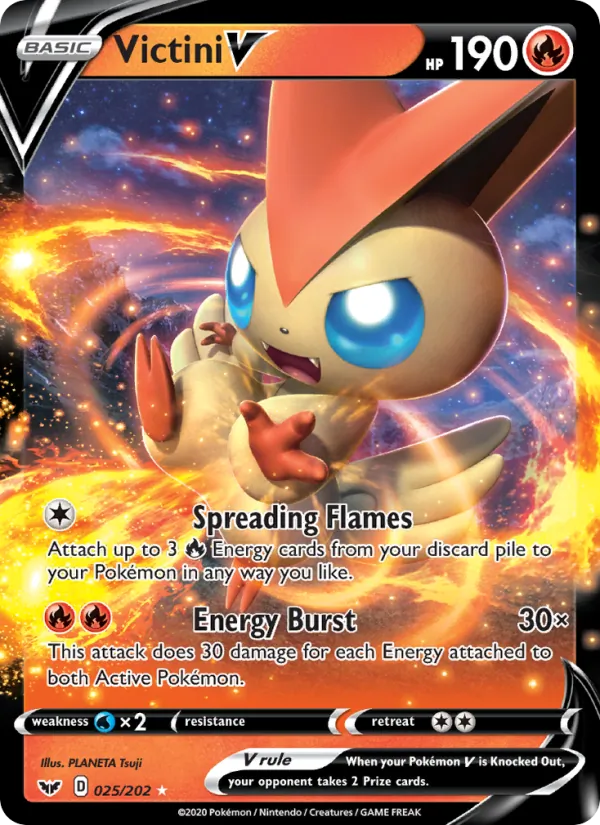 25 Victini V – Sword & Shield