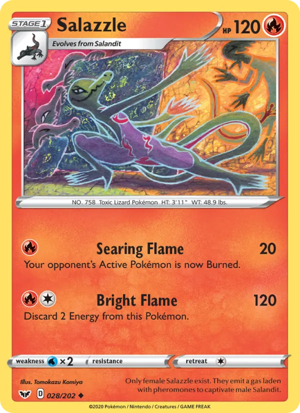28 Salazzle – Sword & Shield