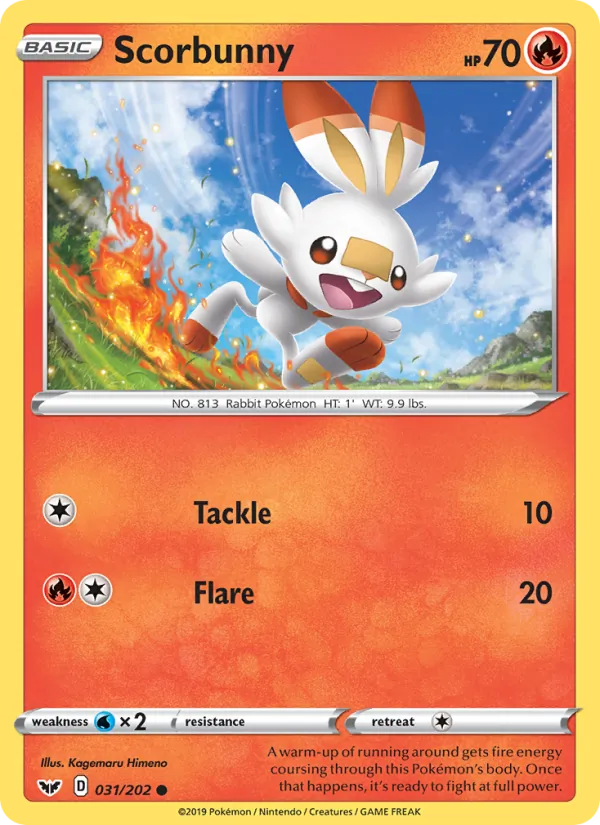 31 Scorbunny – Sword & Shield