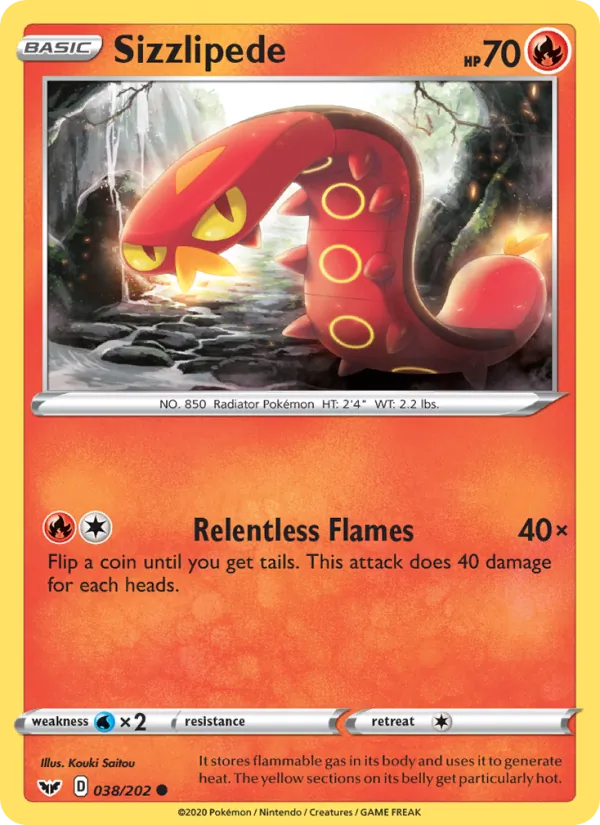 38 Sizzlipede – Sword & Shield