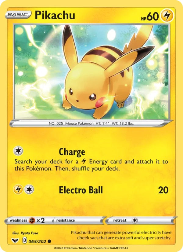 65 Pikachu – Sword & Shield