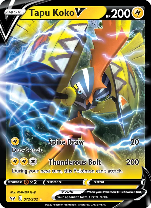 72 Tapu Koko V – Sword & Shield