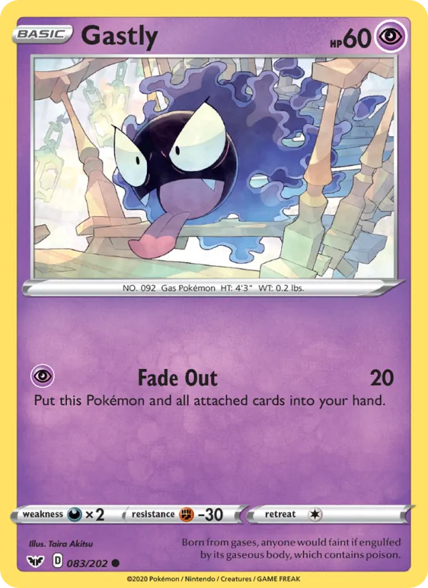 83 Gastly – Sword & Shield