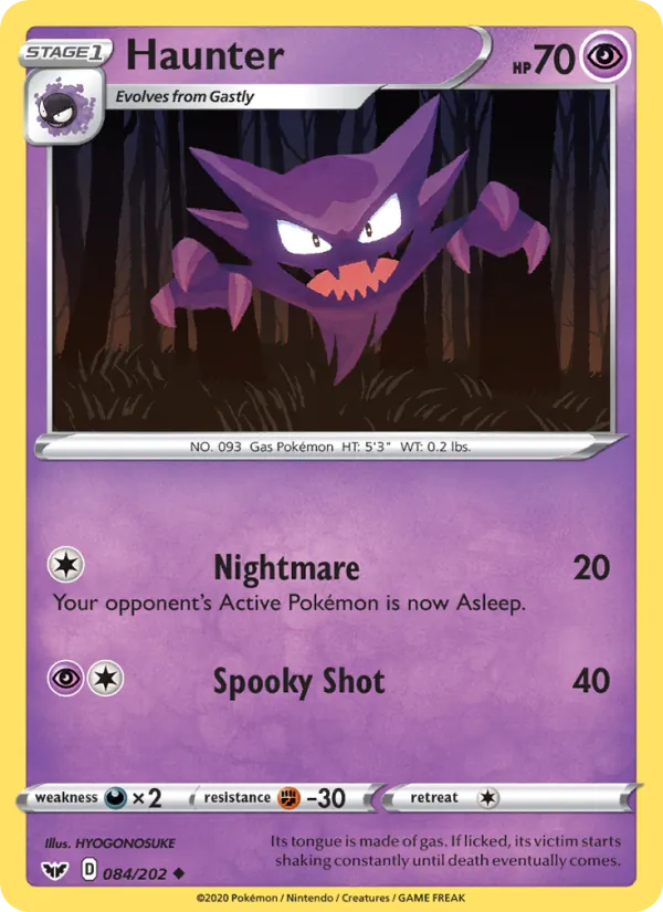 84 Haunter – Sword & Shield