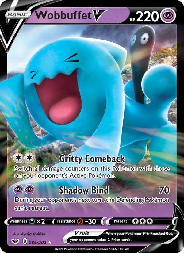 86 Wobbuffet V – Sword & Shield