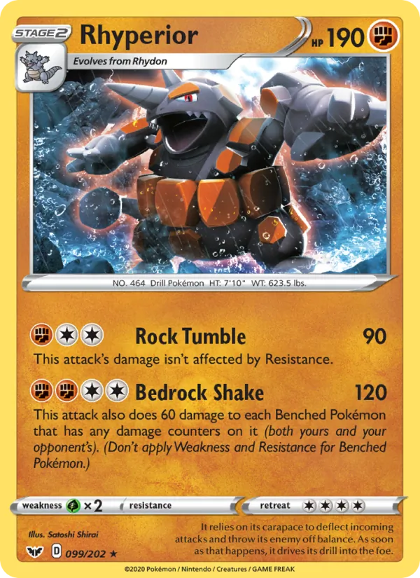 99 Rhyperior – Sword & Shield