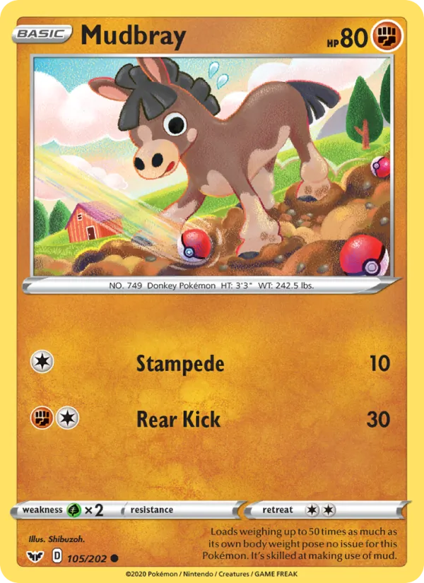 105-RH Mudbray – Sword & Shield