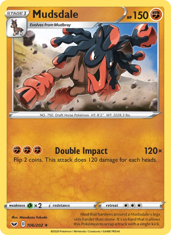 106-RH Mudsdale – Sword & Shield