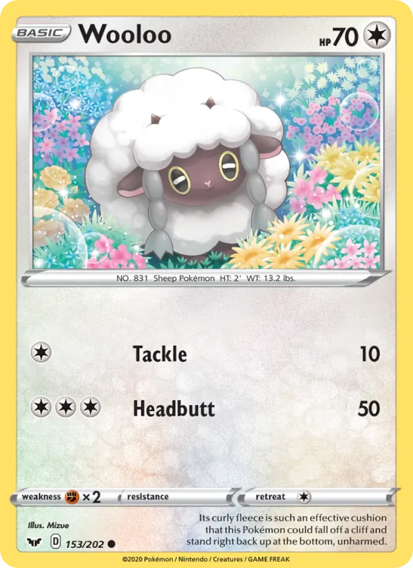153-RH Wooloo – Sword & Shield