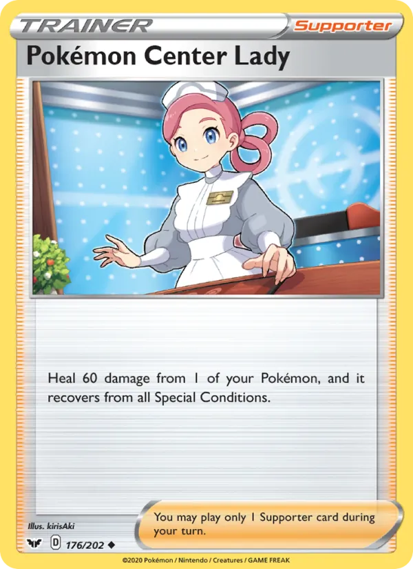 176-RH Pokémon Center Lady – Sword & Shield