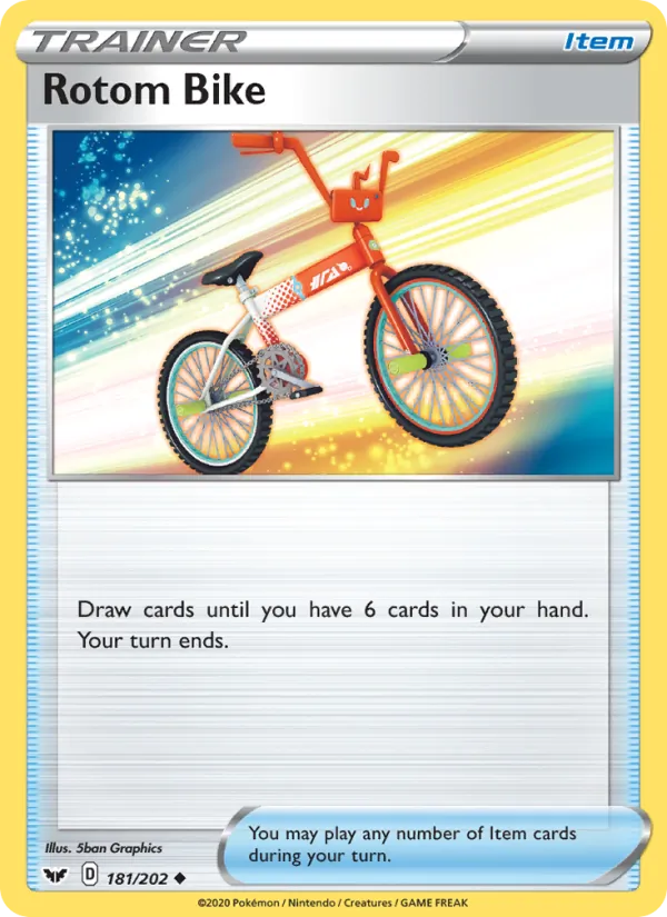 181-RH Rotom Bike – Sword & Shield