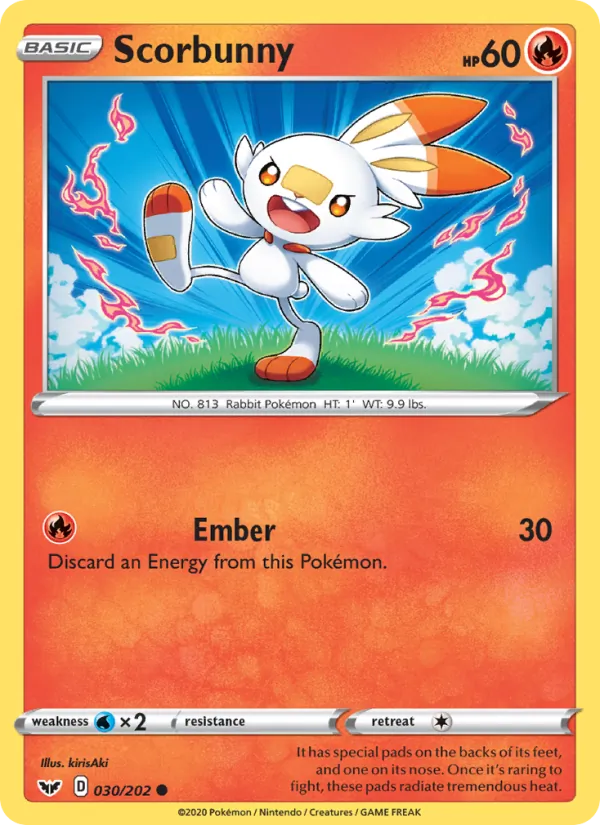 30-RH Scorbunny – Sword & Shield