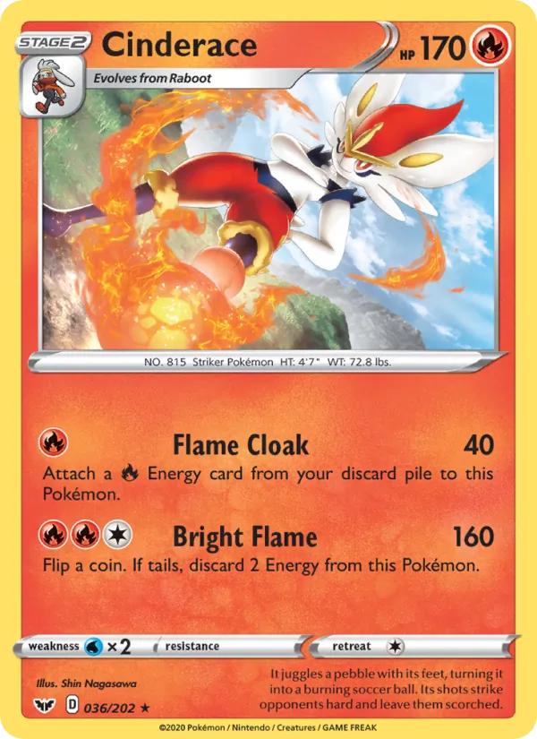 36-RH Cinderace – Sword & Shield