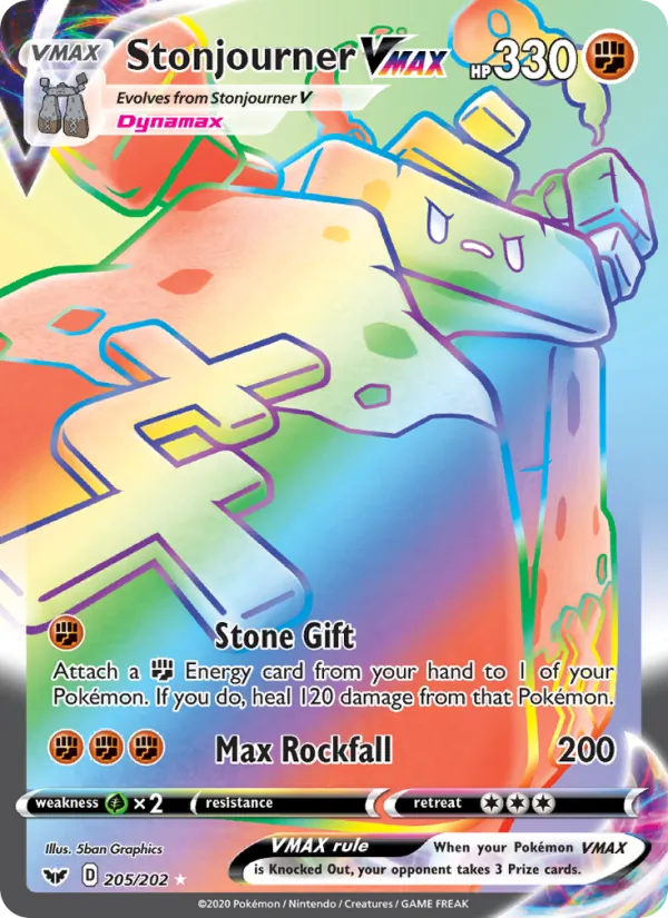 205 Stonjourner VMAX – Sword & Shield