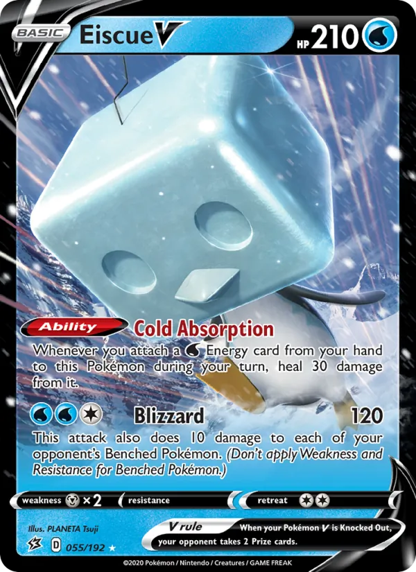 55-holo-snowflake Eiscue V (Snowflake stamp) – Rebel Clash