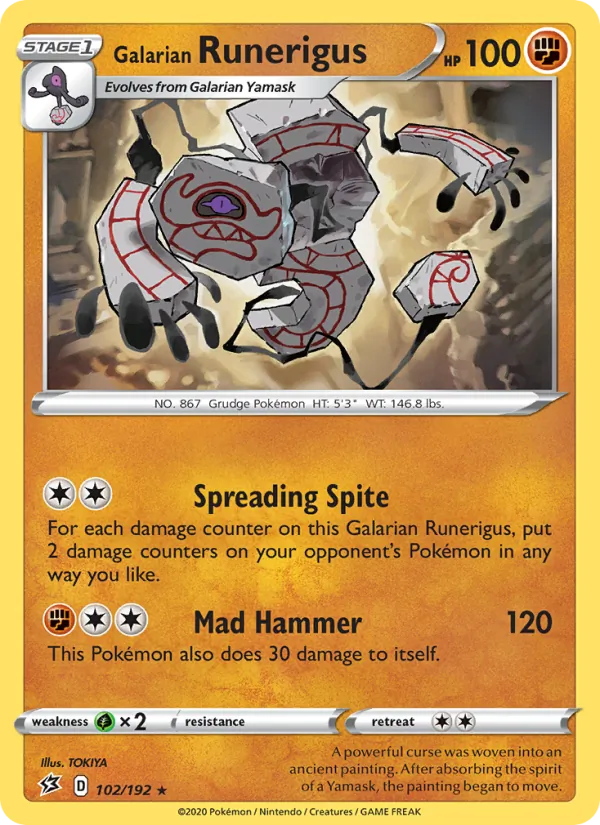 102 Galarian Runerigus – Rebel Clash
