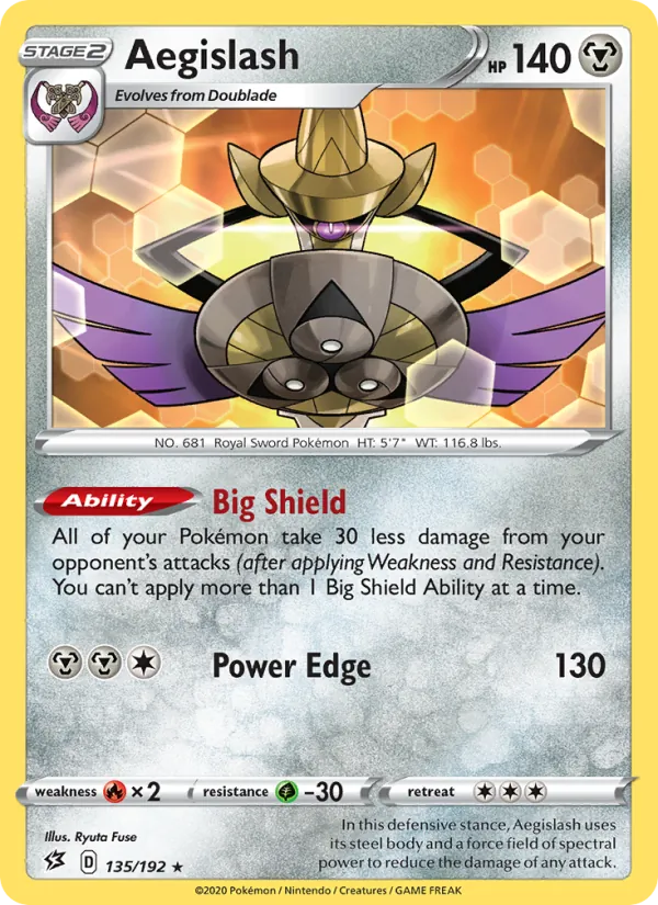 135 Aegislash – Rebel Clash