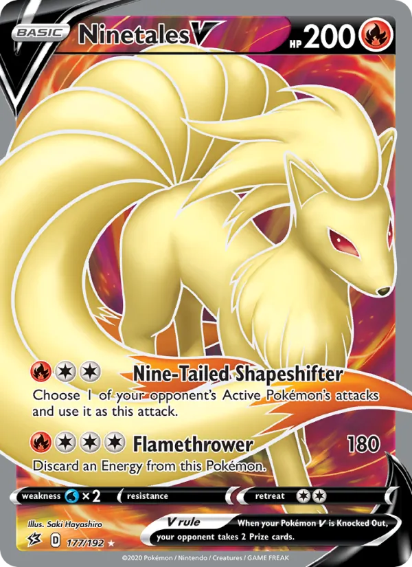177 Ninetales V – Rebel Clash
