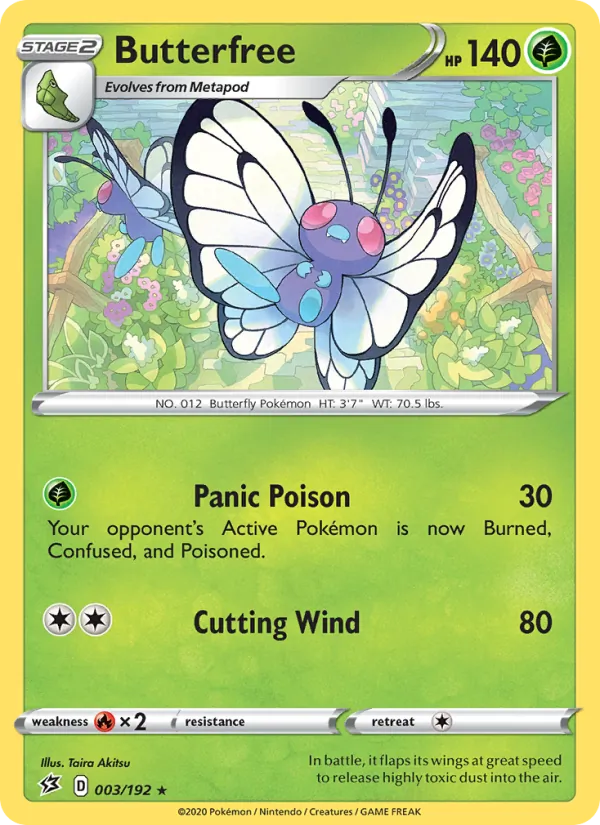 3 Butterfree – Rebel Clash