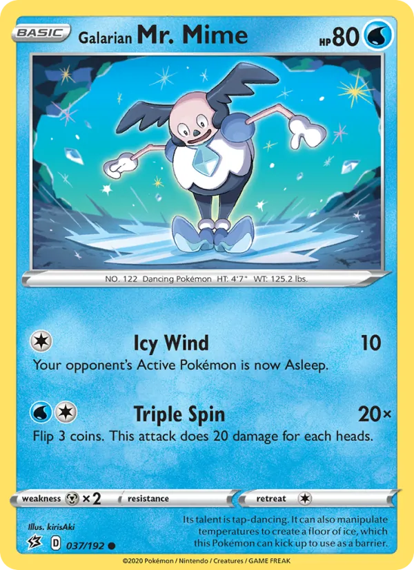 37 Galarian Mr. Mime – Rebel Clash
