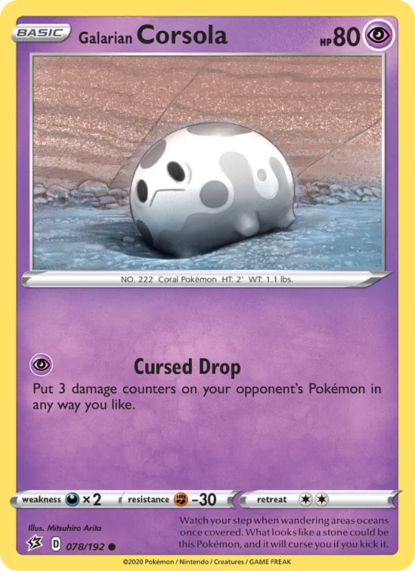 78 Galarian Corsola – Rebel Clash
