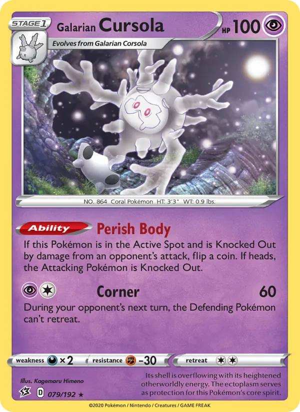 79 Galarian Cursola – Rebel Clash