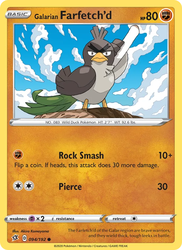 94-RH Galarian Farfetch'd – Rebel Clash