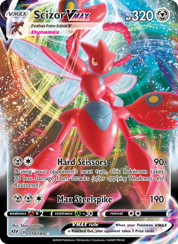 119 Scizor VMAX – Darkness Ablaze