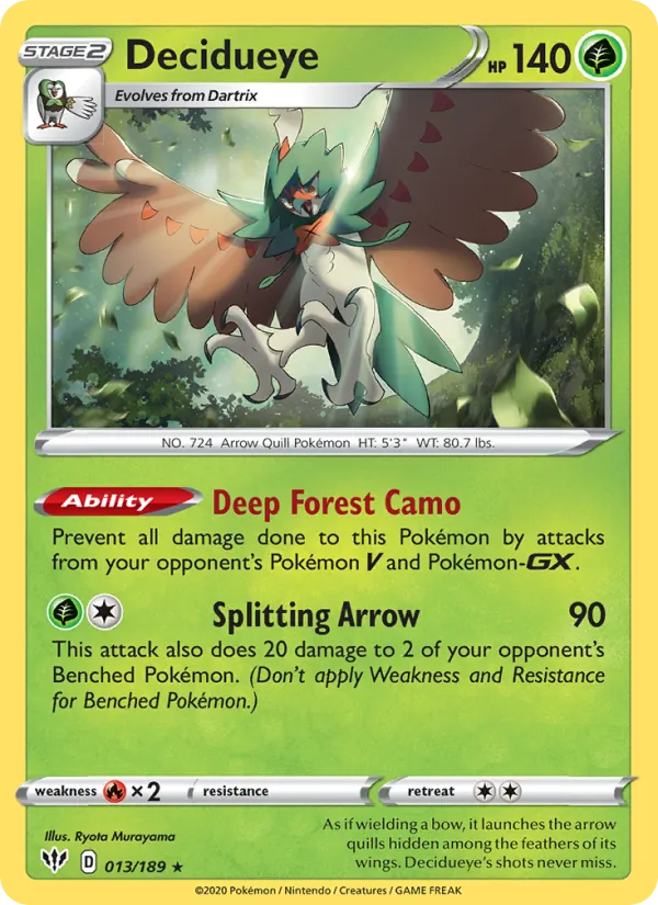13 Decidueye – Darkness Ablaze