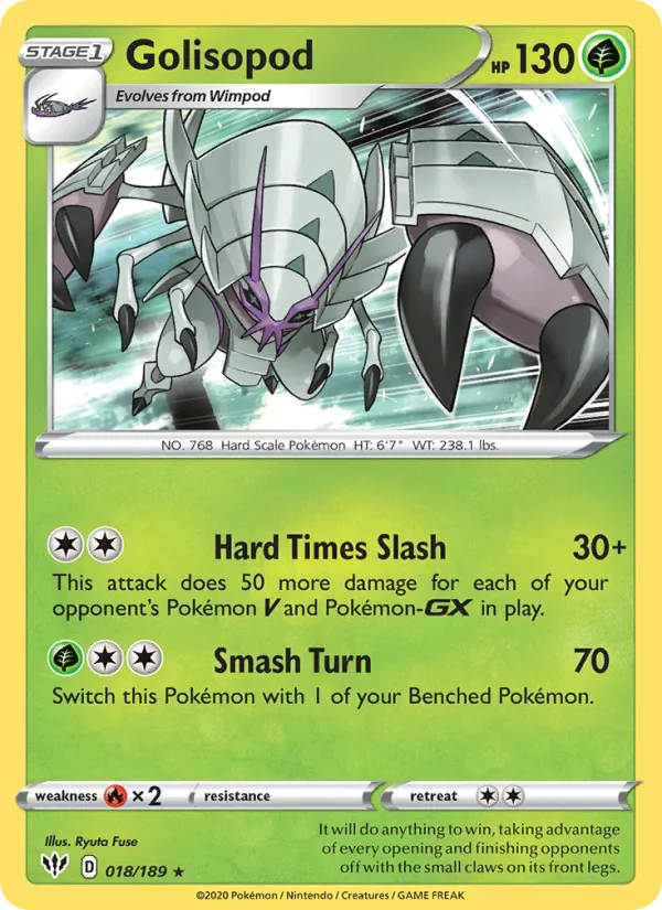 18 Golisopod – Darkness Ablaze