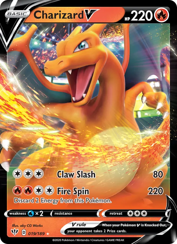 19 Charizard V – Darkness Ablaze