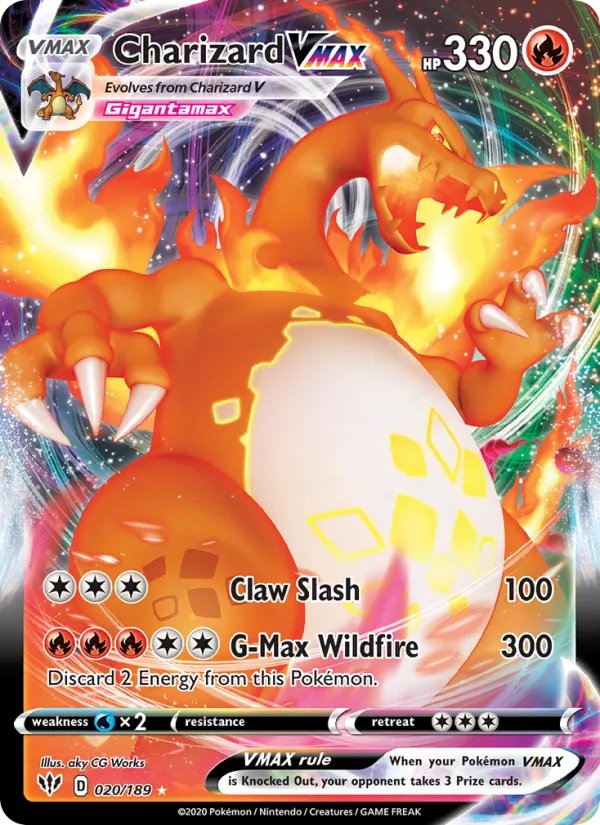20 Charizard VMAX – Darkness Ablaze