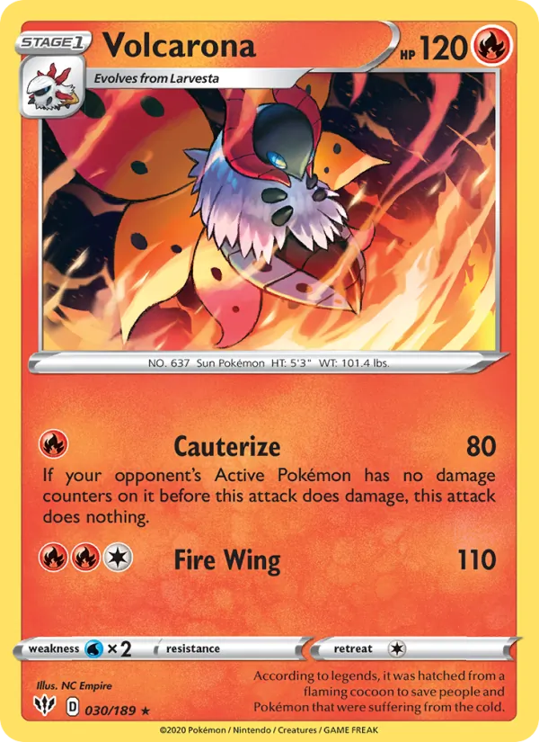 30 Volcarona – Darkness Ablaze