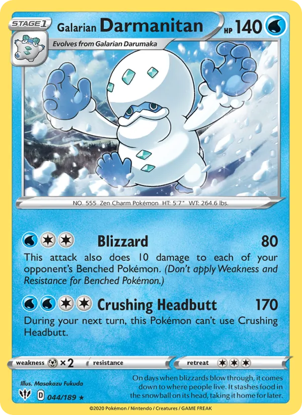 44 Galarian Darmanitan – Darkness Ablaze