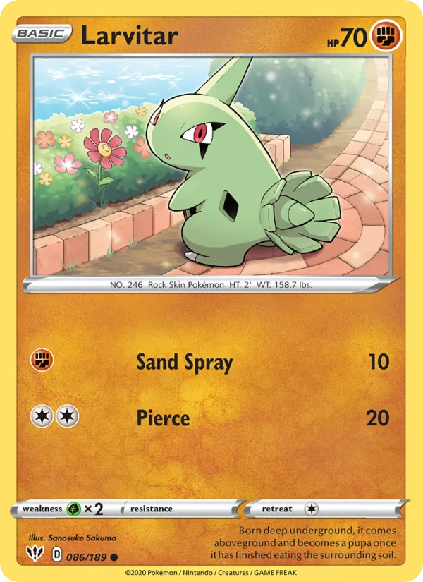 86 Larvitar – Darkness Ablaze