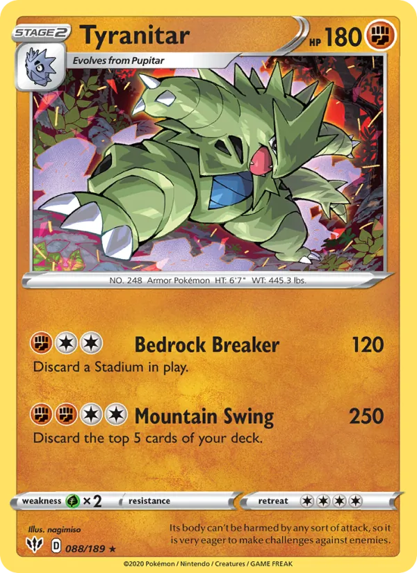 88 Tyranitar – Darkness Ablaze