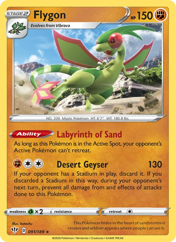 91 Flygon – Darkness Ablaze