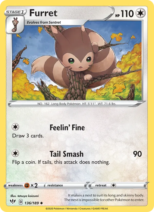 136-RH Furret – Darkness Ablaze