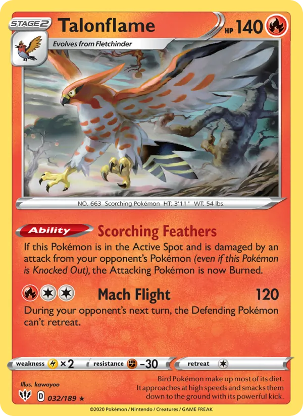 32-RH Talonflame – Darkness Ablaze