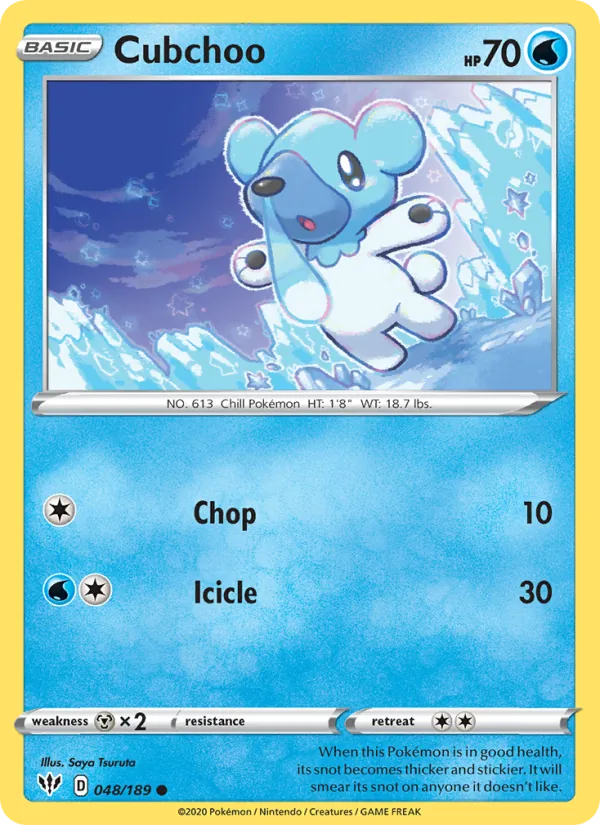 48-RH Cubchoo – Darkness Ablaze