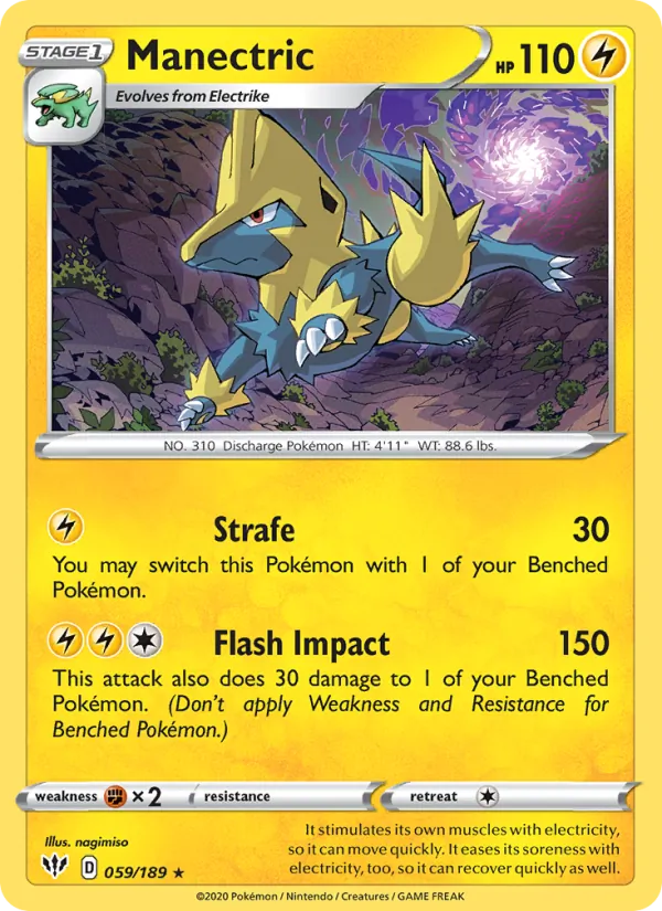 59-RH Manectric – Darkness Ablaze
