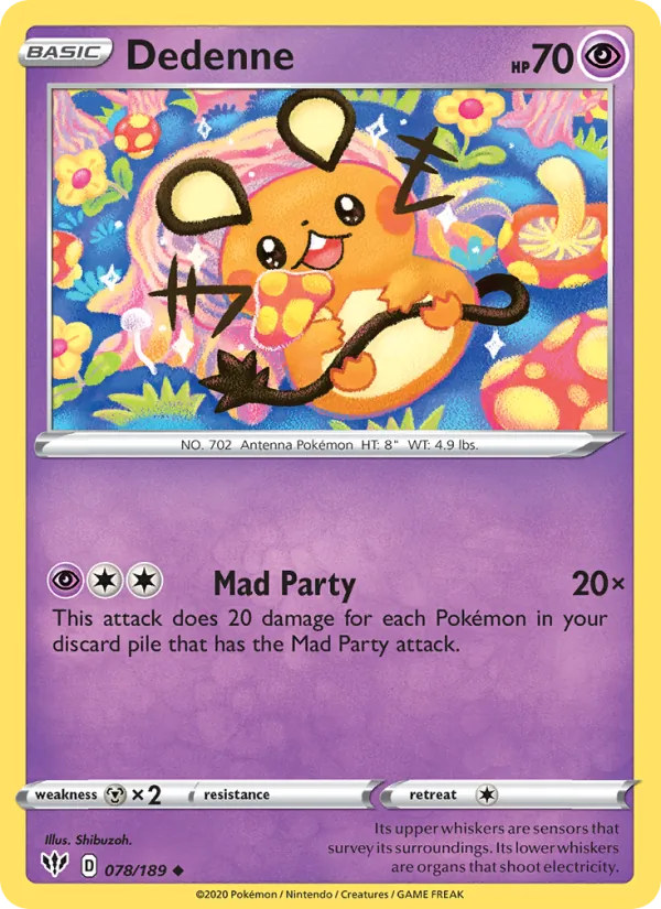 78-RH Dedenne – Darkness Ablaze