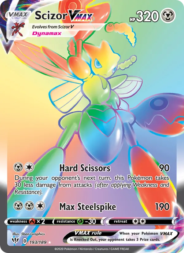 193 Scizor VMAX – Darkness Ablaze