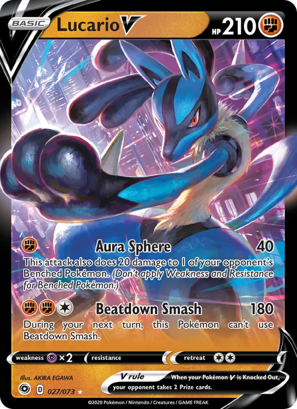 27 Lucario V – Champion's Path
