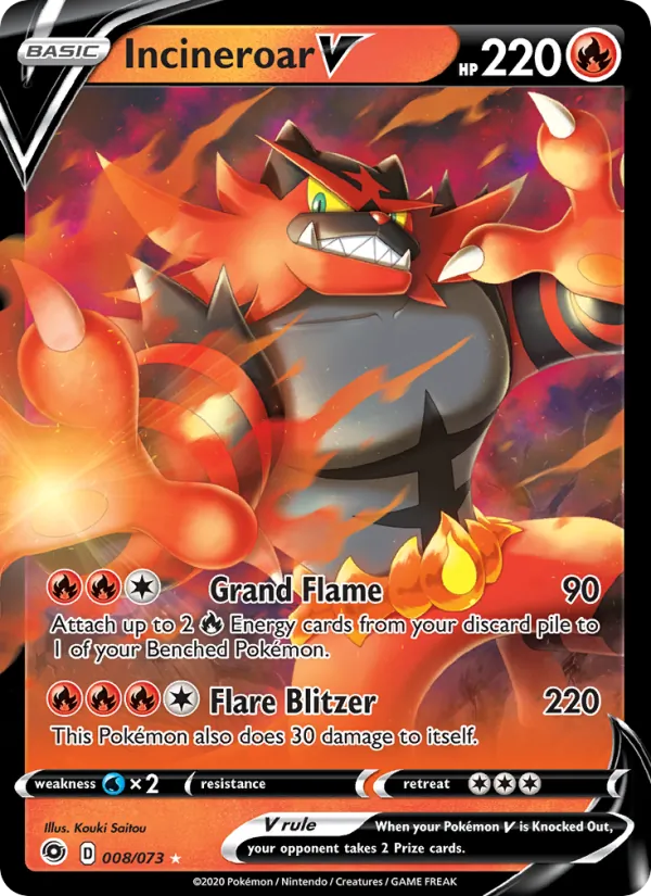 8 Incineroar V – Champion's Path