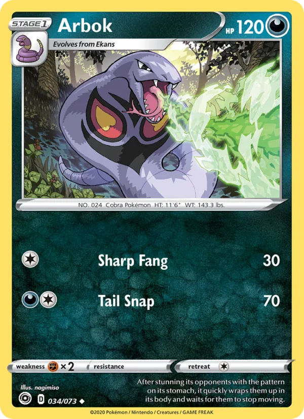 34-RH Arbok – Champion's Path