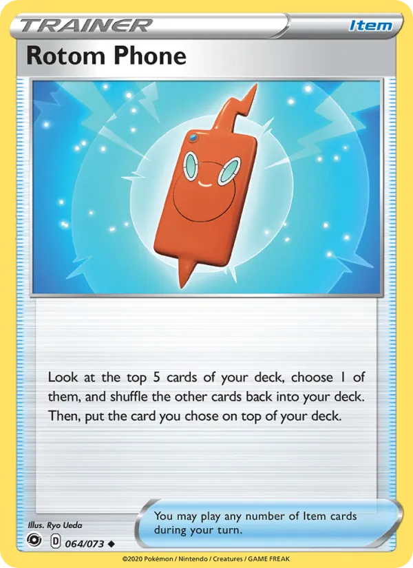 64-RH Rotom Phone – Champion's Path