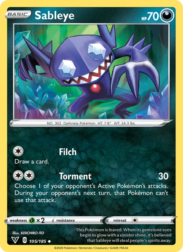 105 Sableye – Vivid Voltage