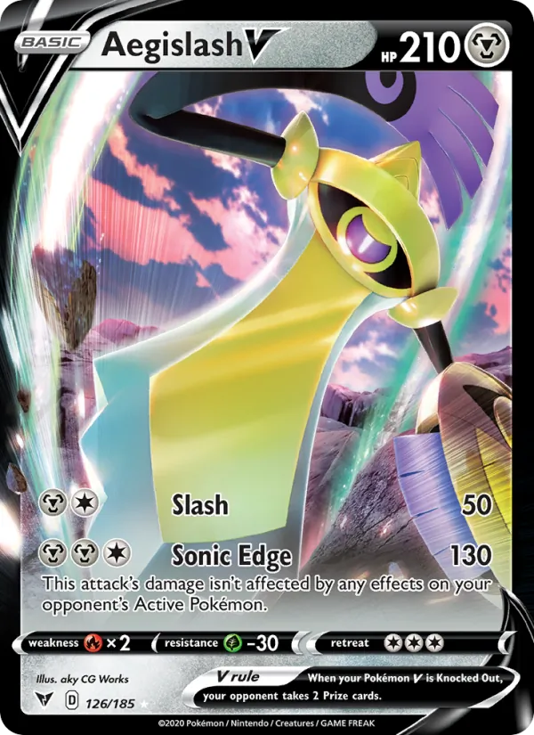 126 Aegislash V – Vivid Voltage