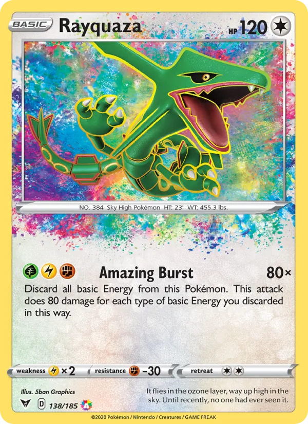 138 Rayquaza – Vivid Voltage